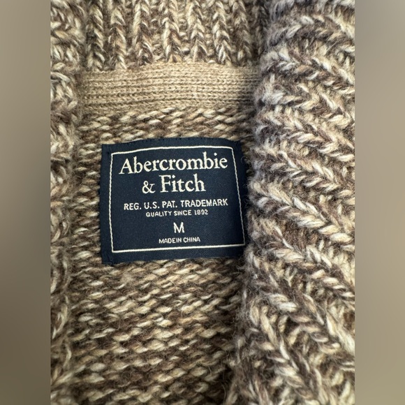 Vintage Abercrombie & Fitch Wool Trout Sweater, sz M - Picture 4 of 8